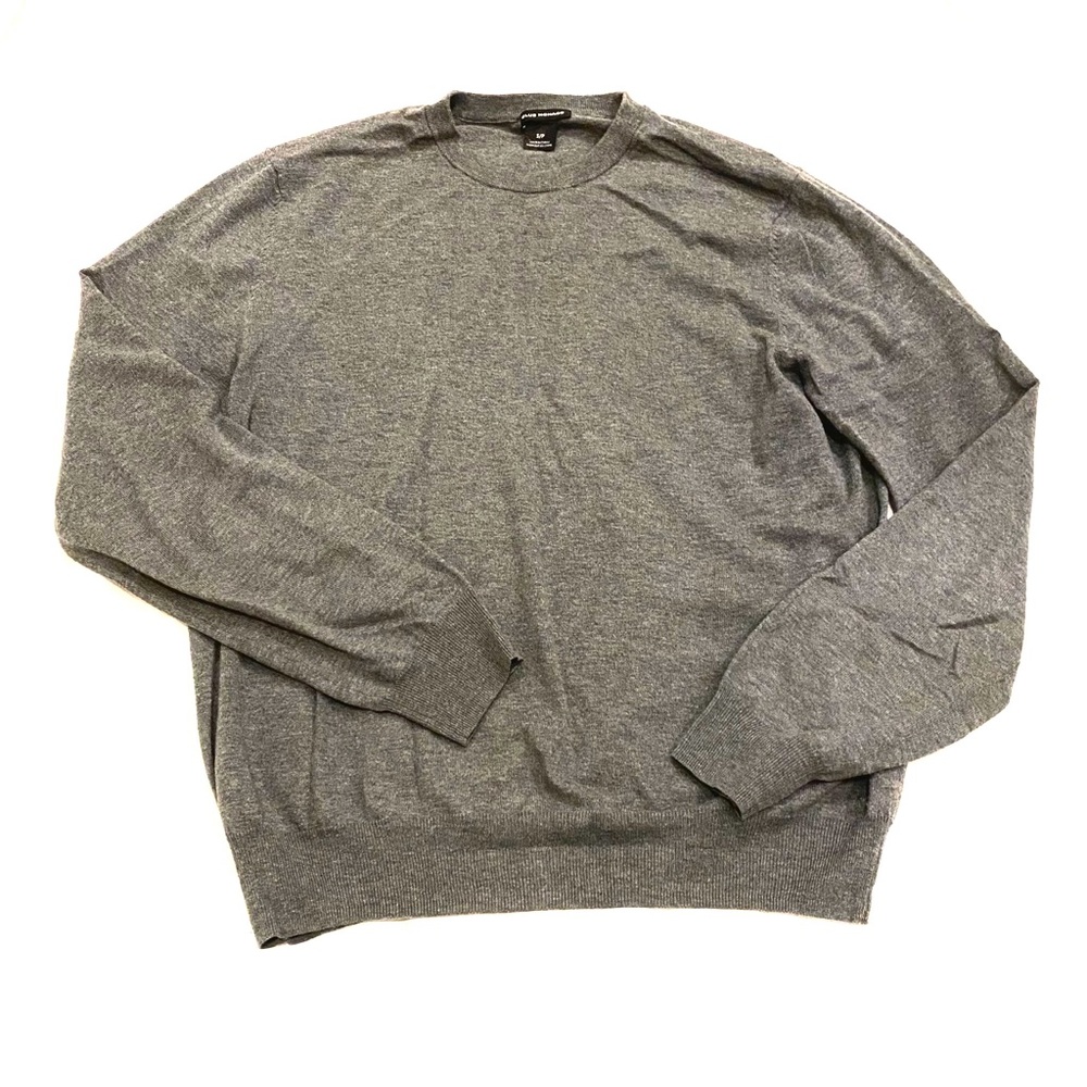 Club Monaco Men’s Small Heather Gray Sweater